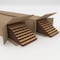 Ekena Millwork 48H x 1/4T Adjustable Wood Slat Wall Panel Kit w/ 3W Slats, Maple contains 15 Slats SWW60X48X0250MA - alternate 2